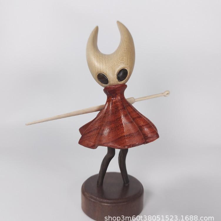 Набор фигурок из массива дерева Hollow Knight Hornet & Quirrel - Маленький Рыцарь Экшн Подарок