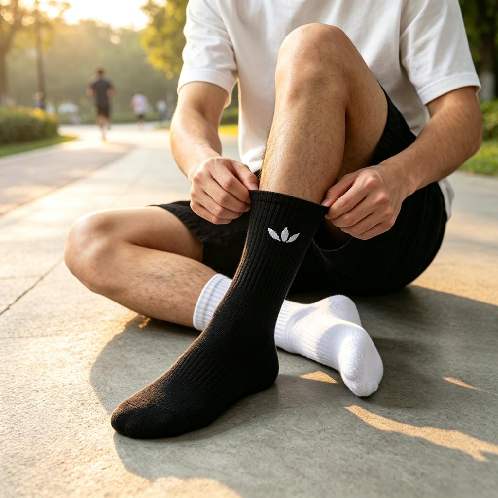 Xiaomi 2/4/6/8 pairs - unisex mid tube socks, clover sports socks, suitable for daily casual exercise and street wear