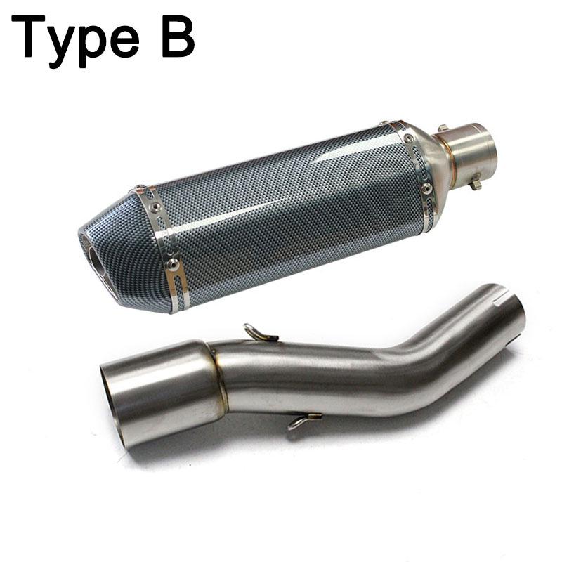 Stainless Steel Modified Exhaust Mid-Pipe for Suzuki GSX250