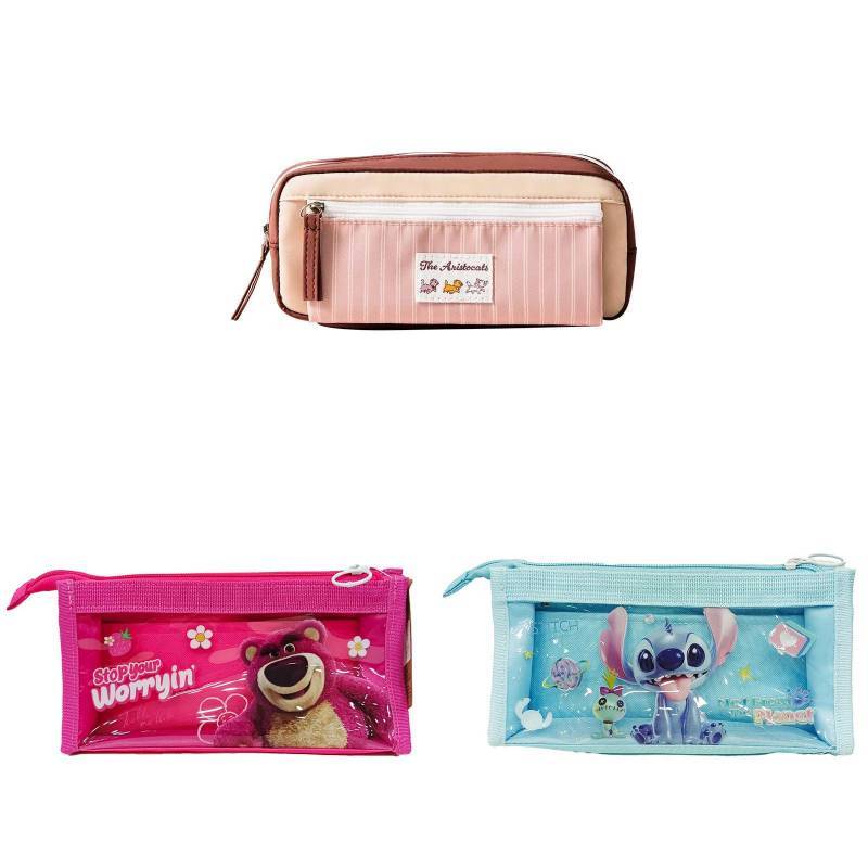Lotso Student Pencil Case With Large Capacity And Durable Polyester For Girls