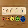 BorneLund Original First Pickup Puzzle Marienkäfer Um 2 Jahre HY711900 [5 Teile]