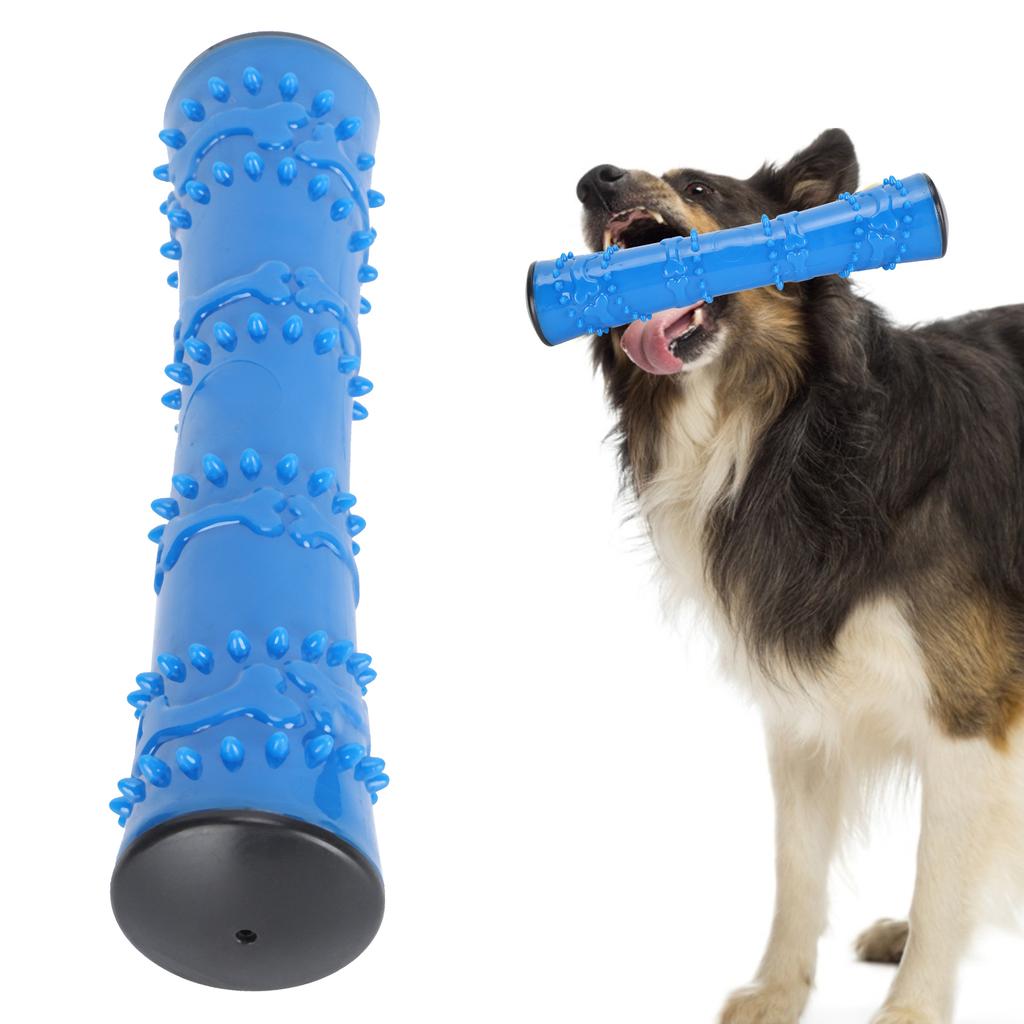 Dog Chew Toy Teeth Cleaning Stick with Sound Pet Interactive Molar Playing Toy