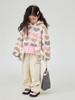 2024 Girls' Winter Plush Coat: Warm, Thickened Fleece Cotton Jacket for Children