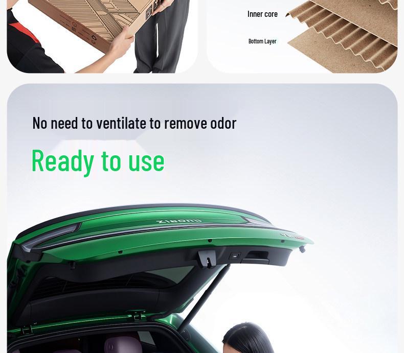 Xiaopeng MONA L03 TPE Trunk Mat: Tail Box Modification Accessories & Foot Mats