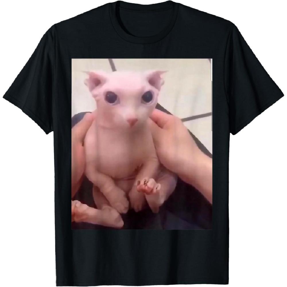 

Милый лысый Бингус Мой любимый бесшерстный кот-сфинкс Мужская женская футболка XXXXXL чёрный