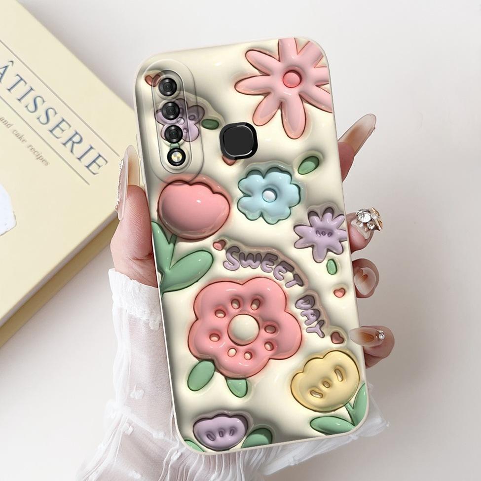 For Infinix S4 Cover Case Luxury Cute Cat Printing Pattern Casing For Infinix Smart 3 Plus X627V Back Cover S4 X626 X610B X626B