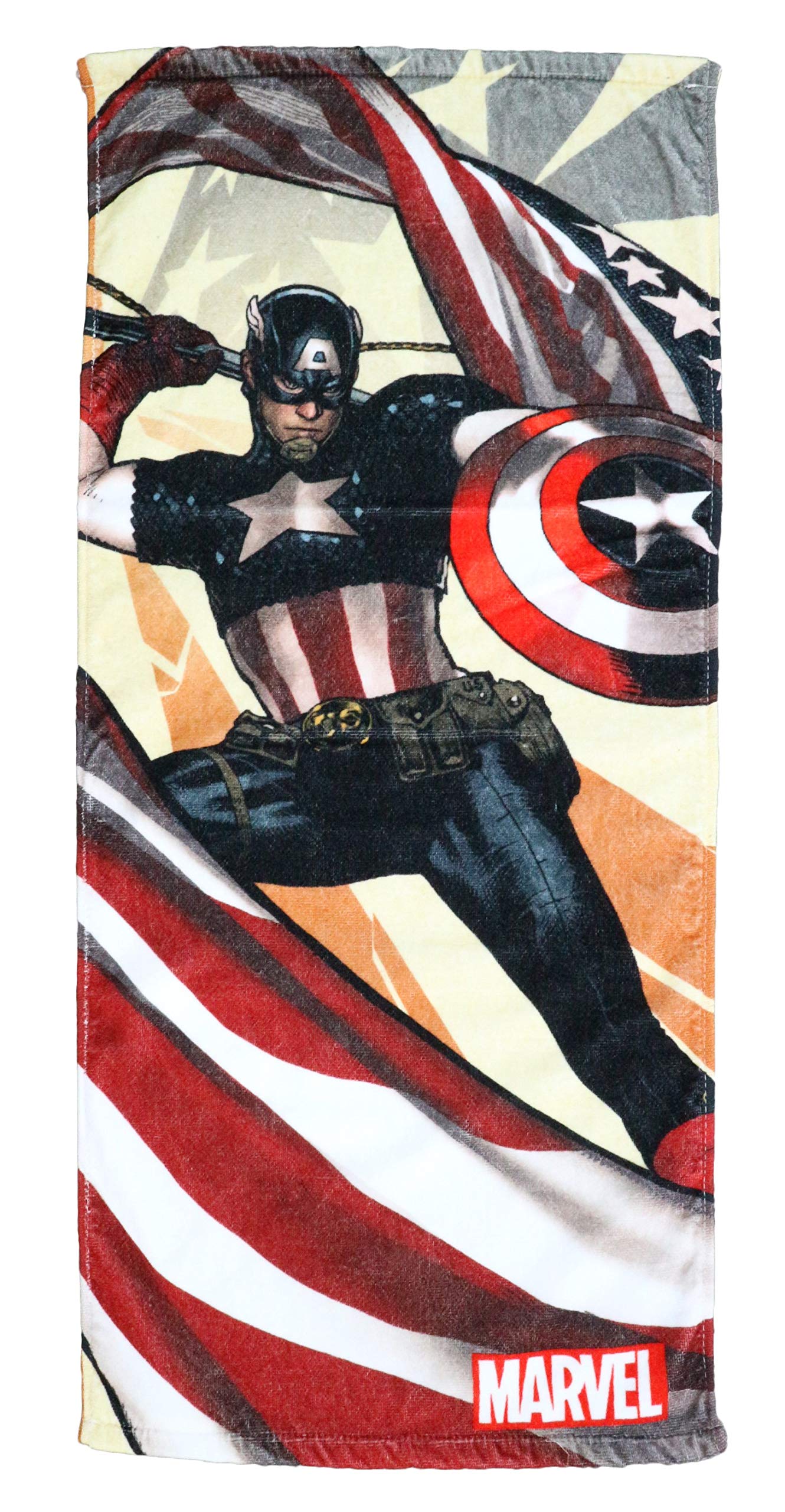 

Marushin Face Towel Marvel Captain America 34 x 80cm Large Flag Cotton 2505023600 100%