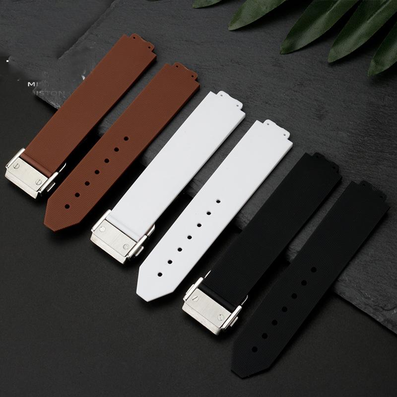 20mmX13mm For Hublot Female Women Rubber Strap Quartz Fusion Silicone Watch Accessories Band Wrist Band 18mm Watch Buckle