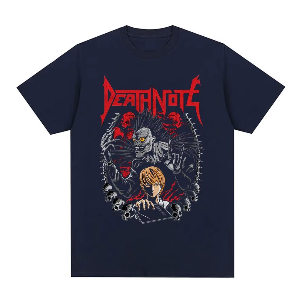 Anime Death Note Ryuk Yagami Light T Shirt Unisex Unisex Clothing Pure Cotton Tshirt Fashion Vintage Short Sleeve Tshirts