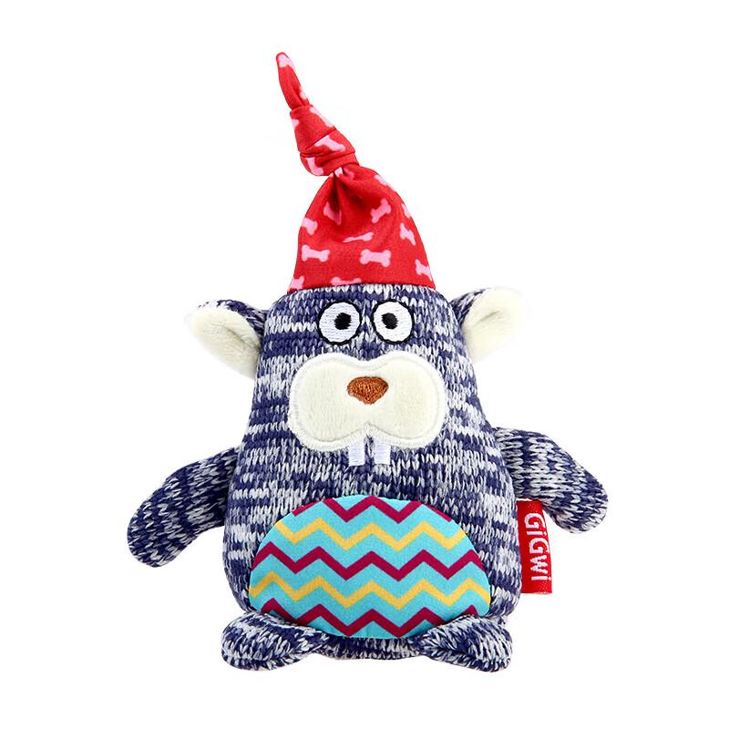 

GiGwi Squeaky Squirrel Plush Dog Toy