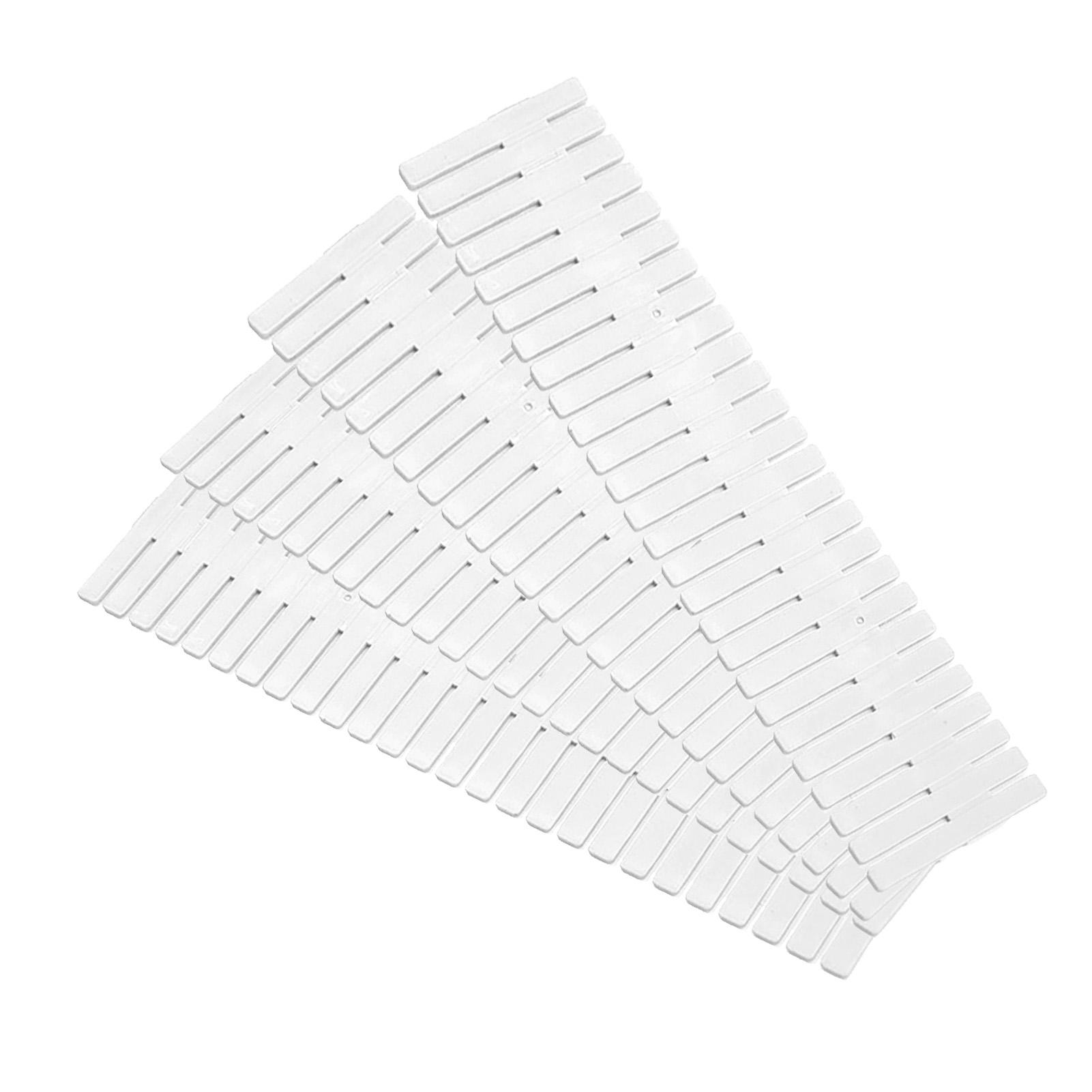 

4 шт. Пластиковые разделители для ящиков-сеток, DIY резка, регулируемый органайзер для ящиков для носков, нижнего белья, хранения канцелярских товаров, белый белый