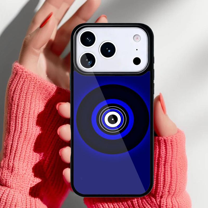 Evil Eye Phone Case for iPhone 17 16 15 14 13 Pro Max Back Cover for 12 11 Pro Coque