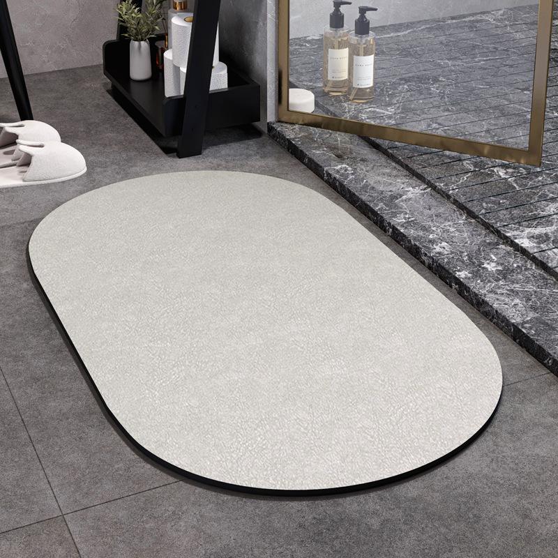 Alfombra de Diatomita para Puerta de Entrada Resistente a la Suciedad Alfombra Antideslizante para Baño Pavimento y Absorbente Alfombra de Suelo Alfombra para Pies de Entrada Resistente a la Suciedad