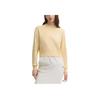 Fila Original Solid Color Fashion Casual Comfortable Short Pullover Knit Sweater Women Sweater Orange Beige F51W449401F-BG