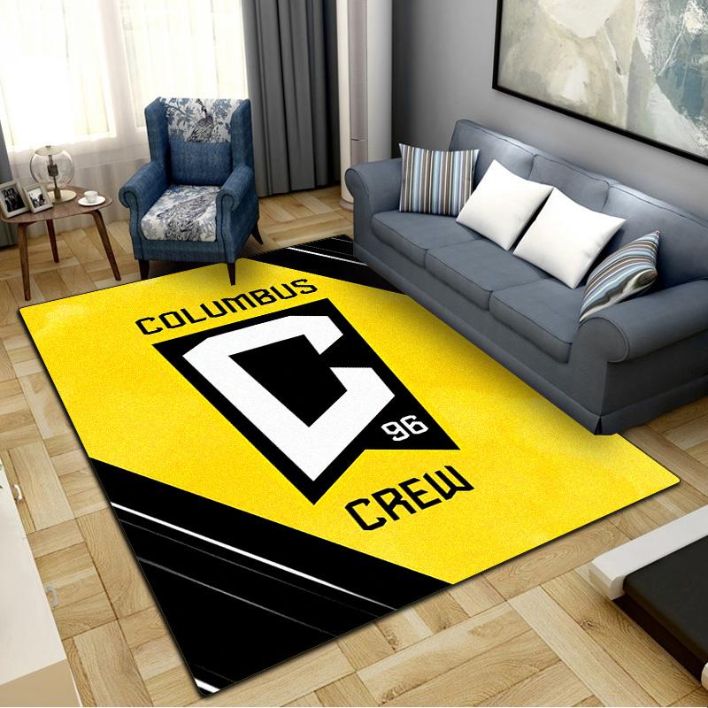 Colombus Crew FC Carpet Rug for Living Room Bedroom Home Sofa Decoration, Kids Play Non-slip Floor Mat