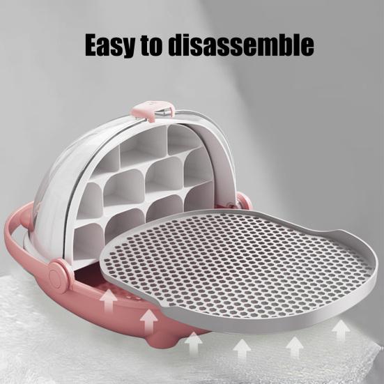 Silkworm Breeding Box Transparent Silkworm Growth Box Habitat Cage with Handle Small Animals Breeding Space Capsule Hatching Container