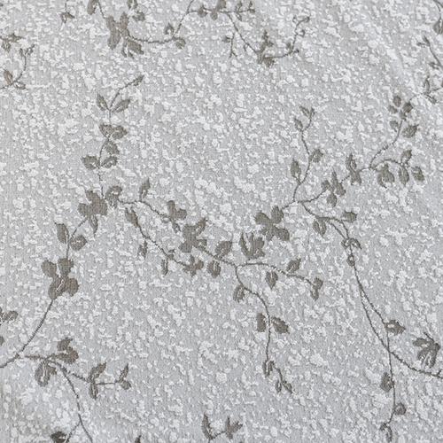 1PC NAPEARL Vintage Rural Style Jacquard Curtains, Gray Rattan Vine Branch Leaf Sheer Curtain for Bedroom Living Room Home Decor