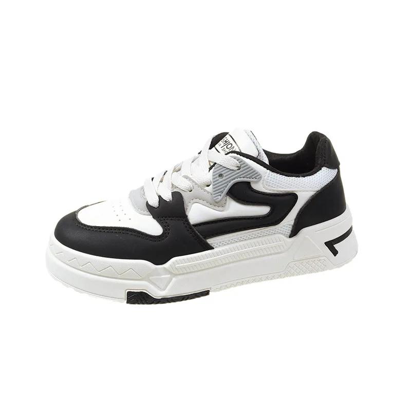 

Бренд Кожаные Женские Кроссовки Белая Платформа Женские Спортивные Кроссовки Женская Вулканизированная Обувь Кроссовки Повседневные Женские Кроссовки 2025 35