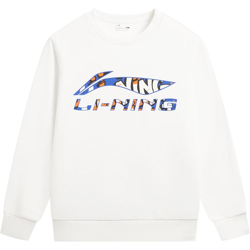 LI-NING Kids Color-Block Pullover Sweatshirt 120