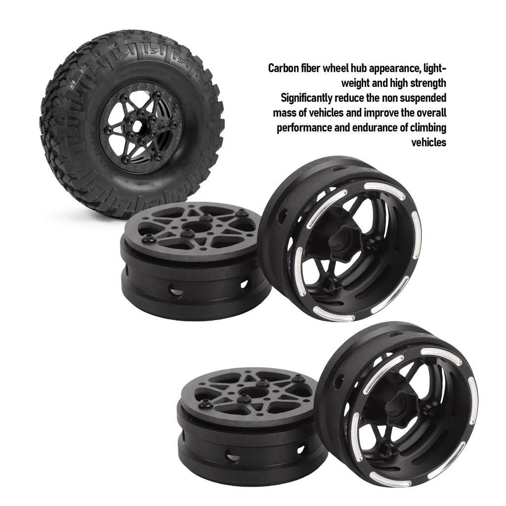 RC CNC Aluminum Alloy Bumper Bracket Set for 1/18 Car Front and Rear Bumper Mount Black