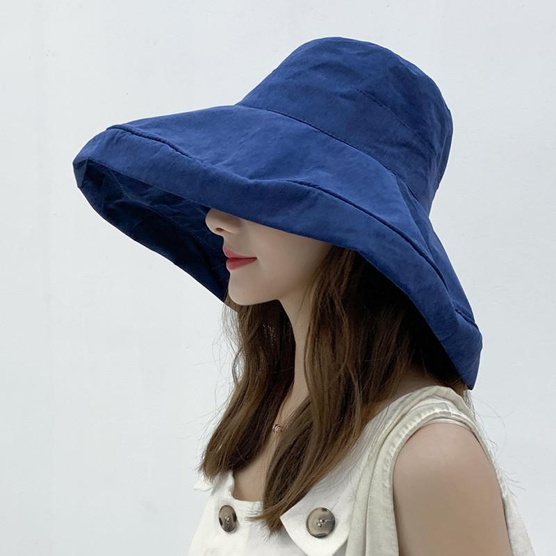 Wide Brim Stylish Summer Sun Protection Fishermans Hat For Women In Trendy Colors