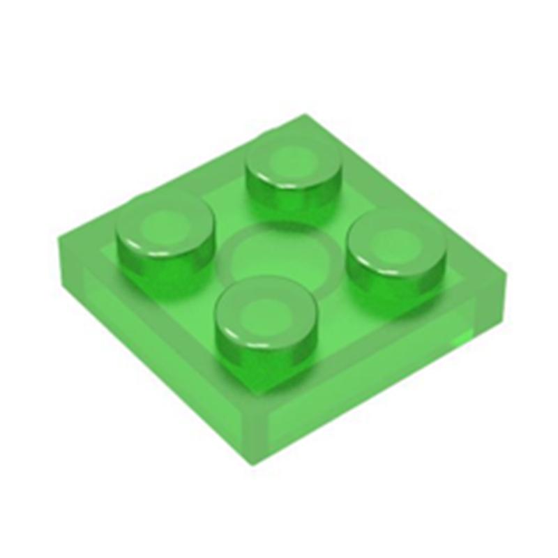 80pcs Plate 2x2 Dots Muilt-Colored Compatible with 3022 94148 Self-Locking Bricks Building Blocks Toys Accessories