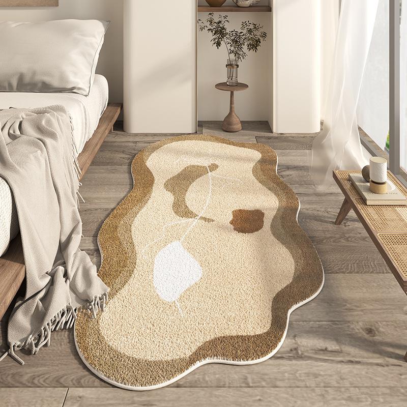 Simple Special-shaped Imitation Cashmere Carpet Living Room Dirt-resistant Table Mat