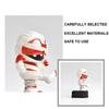 Solar Powered Dashboard Ornament Shaking Head Mummy Dashboard Figures Solar Powered Funny Small Figurine For Halloween Desktop