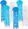 Colorful Jellyfish Paper Lanterns for Underwater Mermaid Birthday Party Decor