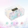 80Pcs Multi-Color Push Pins Creative Thumbtacks for Corkboard Whiteboard Home Office School Use Push Pins Clear Thumbtacks