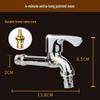 SuiShiJia 4-Point Single Cold Washing Machine Faucet