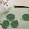 30 Pcs Self Adhesive Olive Branches Stickers 7 Colors Wax Seal Stickers Rosemary Wedding Invitation Envelope Seal Stickers