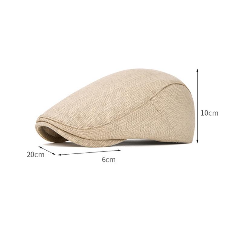 Beret Men Autumn Winter Warm Octagonal Cap British Forward Cap Newsboy Cap