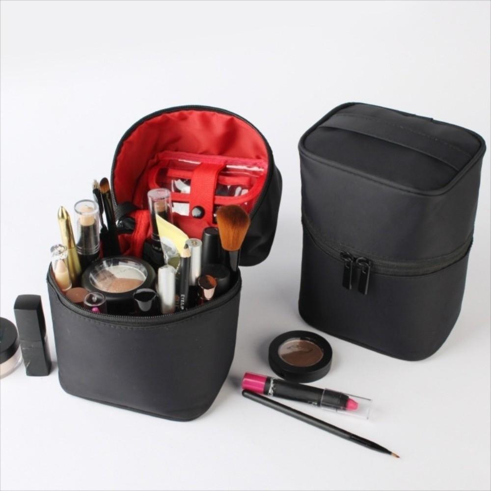 Zipper Portable Cosmetic Bags Cosmetic Case Toiletries Organizer Detachable Makeup Bag  Travel