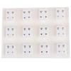 12 Pairs Medical Earrings Piercing Tool Ear Stud Surgical Steel Earrings Jewelry