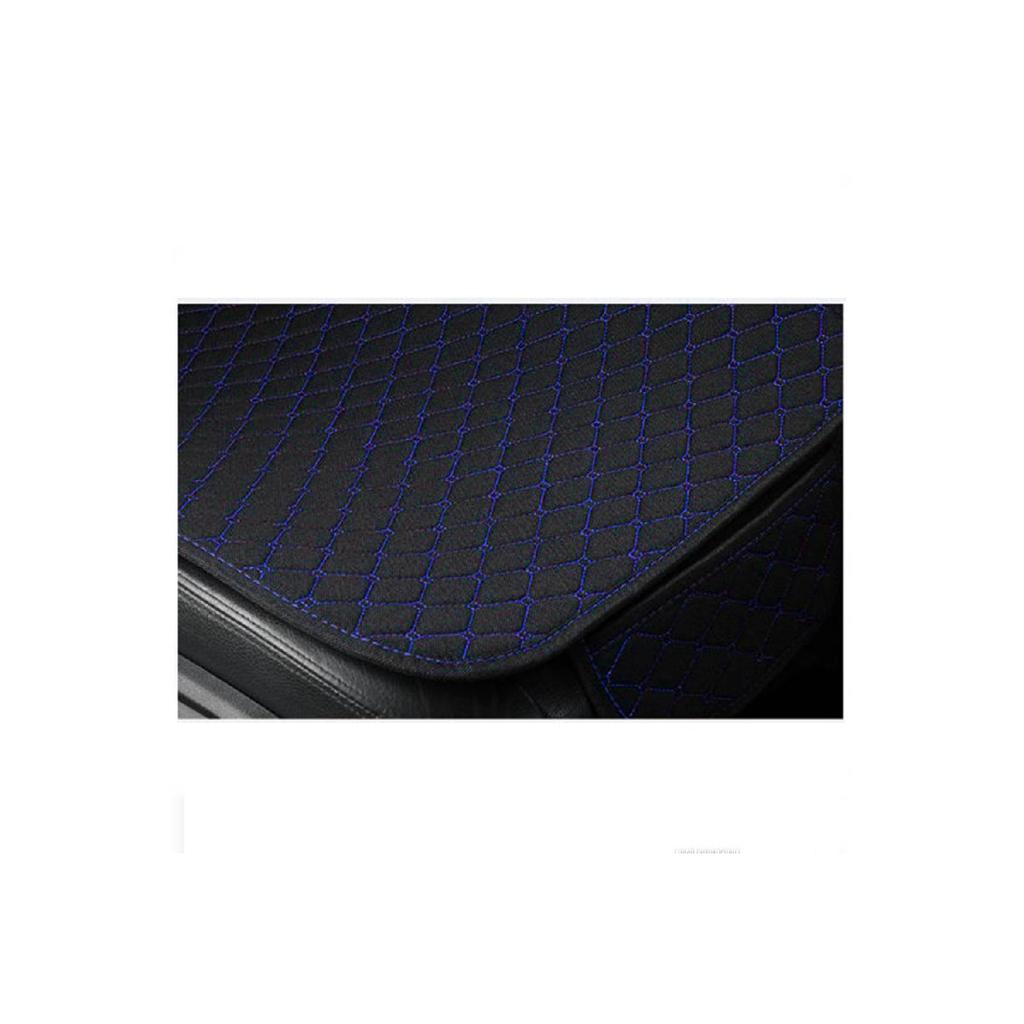 Car Seat Cushion Front And Rear Set 3 Pieces Add Style To Your Car Black Fabric Black