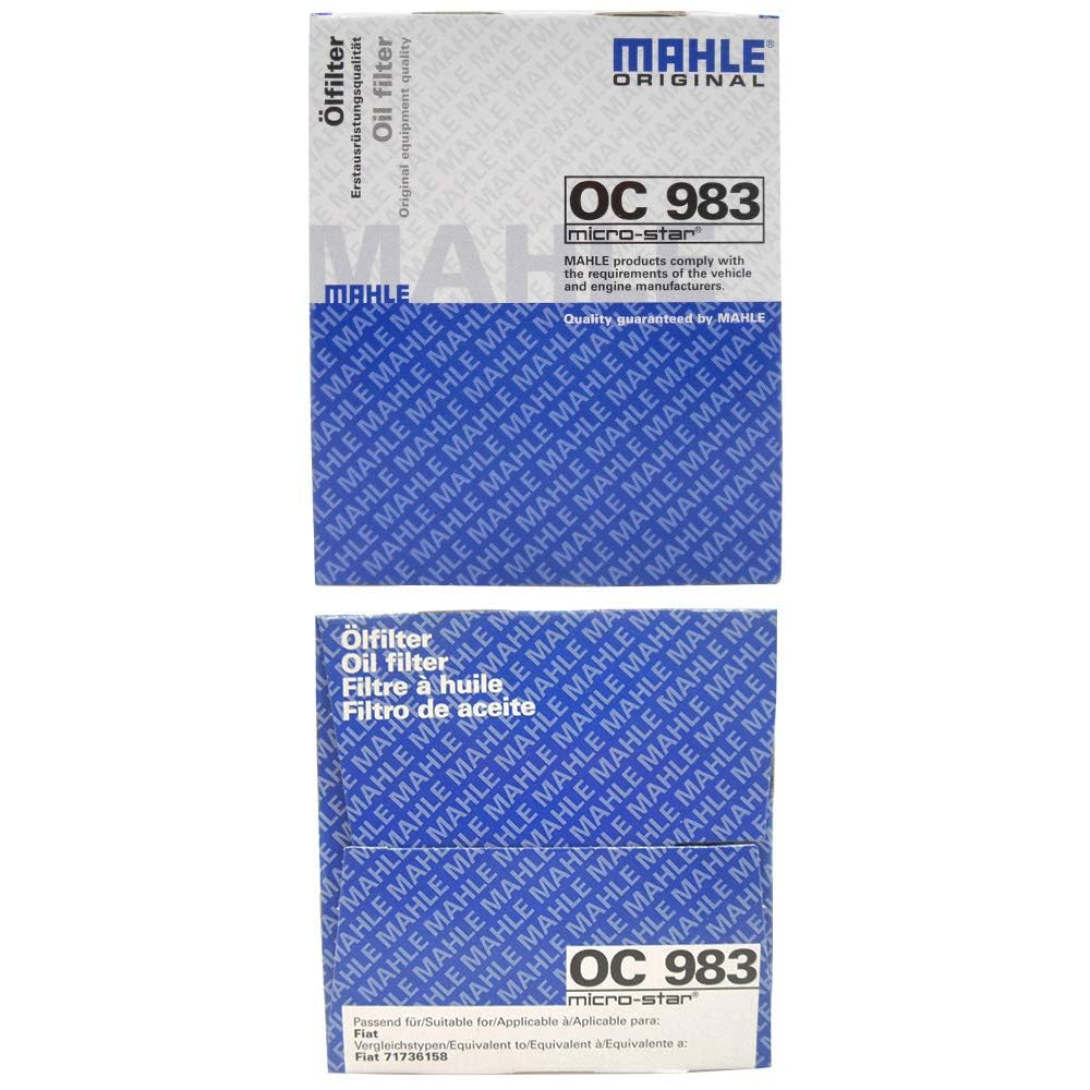 MAHLE Filter Element Fiat Panda Punto Brabissimo Murtipura MAHLE O1003