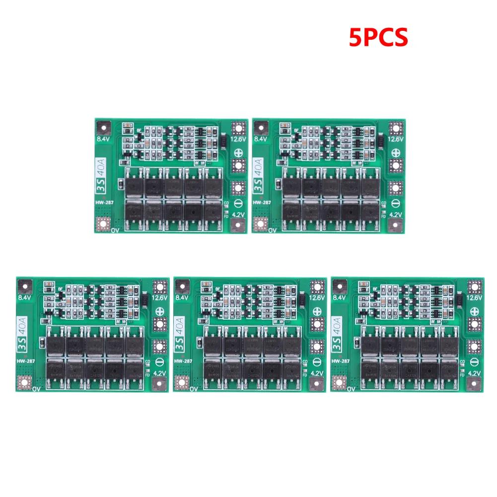 3S/4S 5A 10A 20A 40A 60A Li-ion Lithium Battery Charger Protection Board 18650 BMS For Drill Motor with Standard/Enhance/Balance