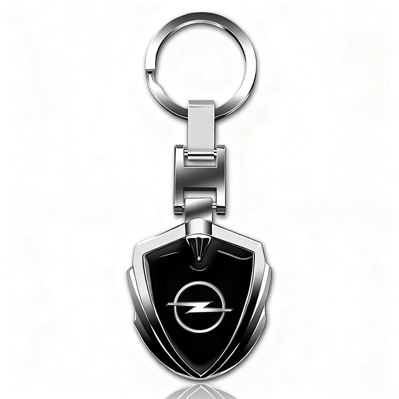 

1/2pcs Car Keyring Holder Metal Keychain Ring Pendant For Opel Corsa Astra Insignia Vectra Zafira Meriva Mokka Grandland Vivaro