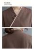 Women's 2025 Spring/Summer Zen-Inspired Retro Tang Suit Hanfu for Tea Ceremony and Meditation