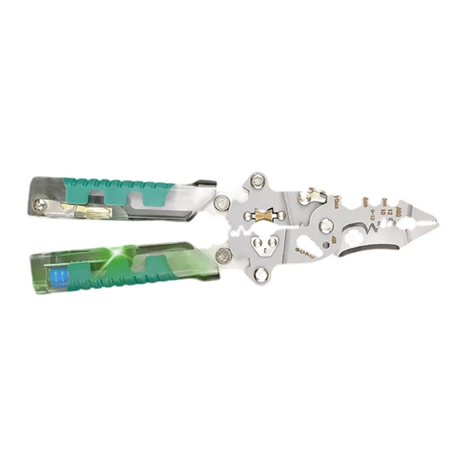 

Professional Electrician Wire Stripping and Cutting Pliers With Ergonomic Grip for Clean Safe Cut Industrial Easy To Use B