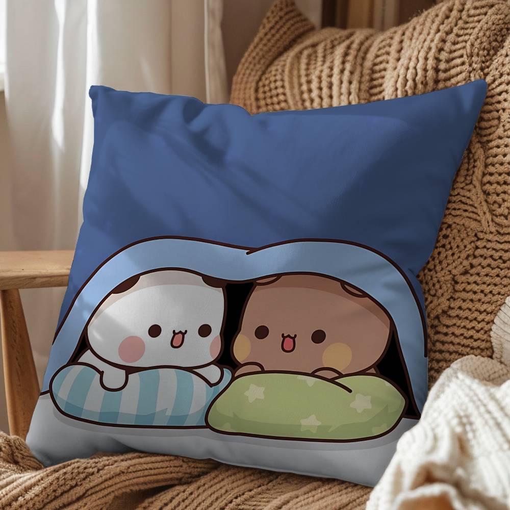 Panda Bubu Brown bear Dudu pillow cover living room sofa cushion cover bedroom room bed pillow cover home decoration