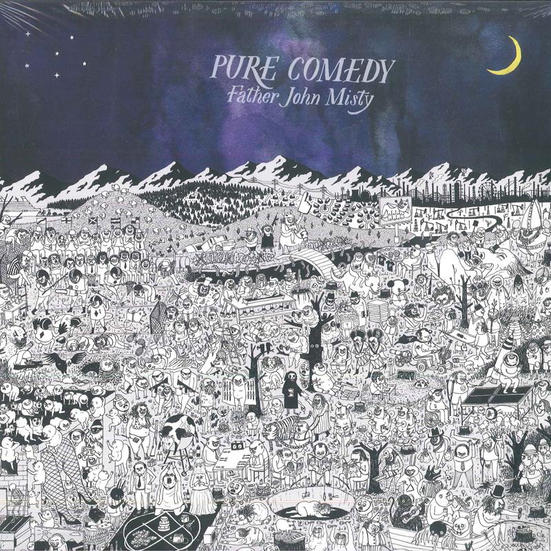 LP Record FATHER JOHN MISTY - Pure Comedy (Blue Cover) SP1200 Sub Pop 2017 US Rock