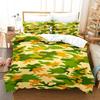 Digital Printing Three-Piece Kit Quilt Cover Pillowcase Leopard Print Bedding