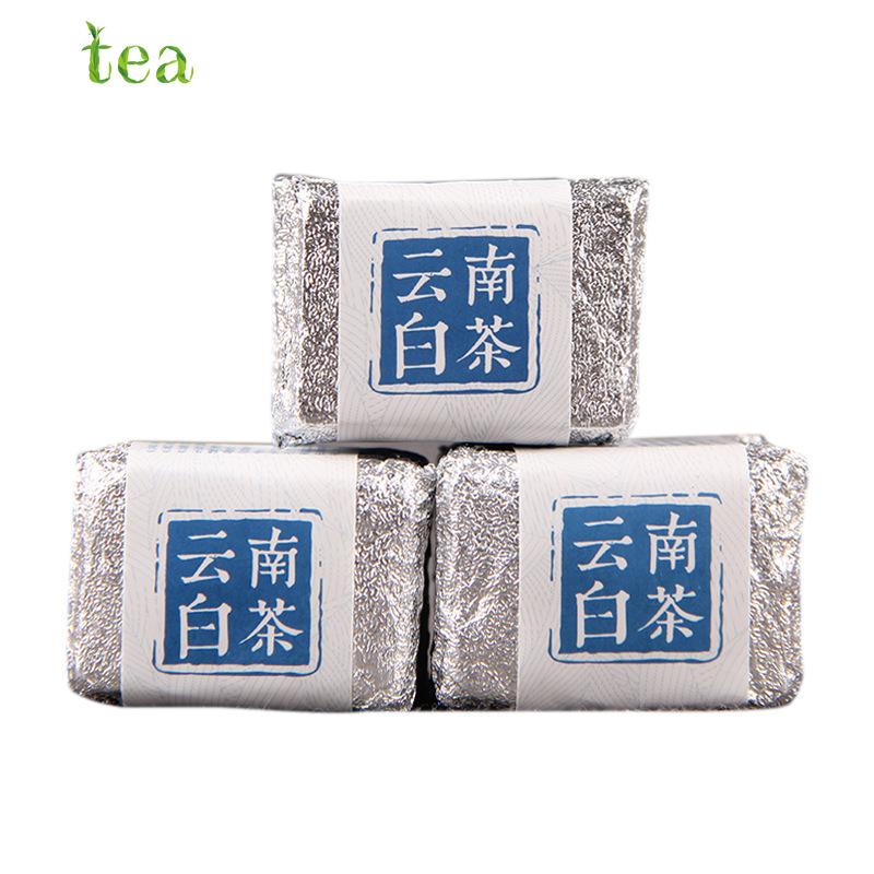Yunnan Weißer Tee, Xiaotuo Tee, Goldener Ziegel Weißer Tee, Kleiner Quadratischer Ziegel, 500g, Sonnengetrockneter Honigaromatischer Weißer Tee