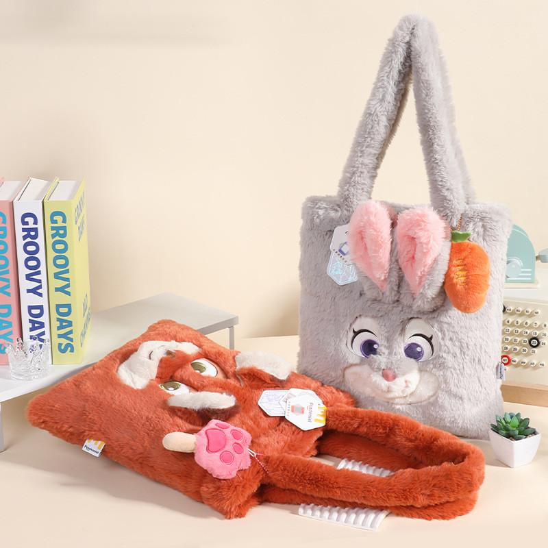 Zootopia Judy Plush Shoulder Bag With Large Capacity For Kids And Teens