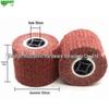 Stainless Steel Brushed Wheel with Sandpaper 120x100x19mm – Easy-to-Use Polishing Wheel