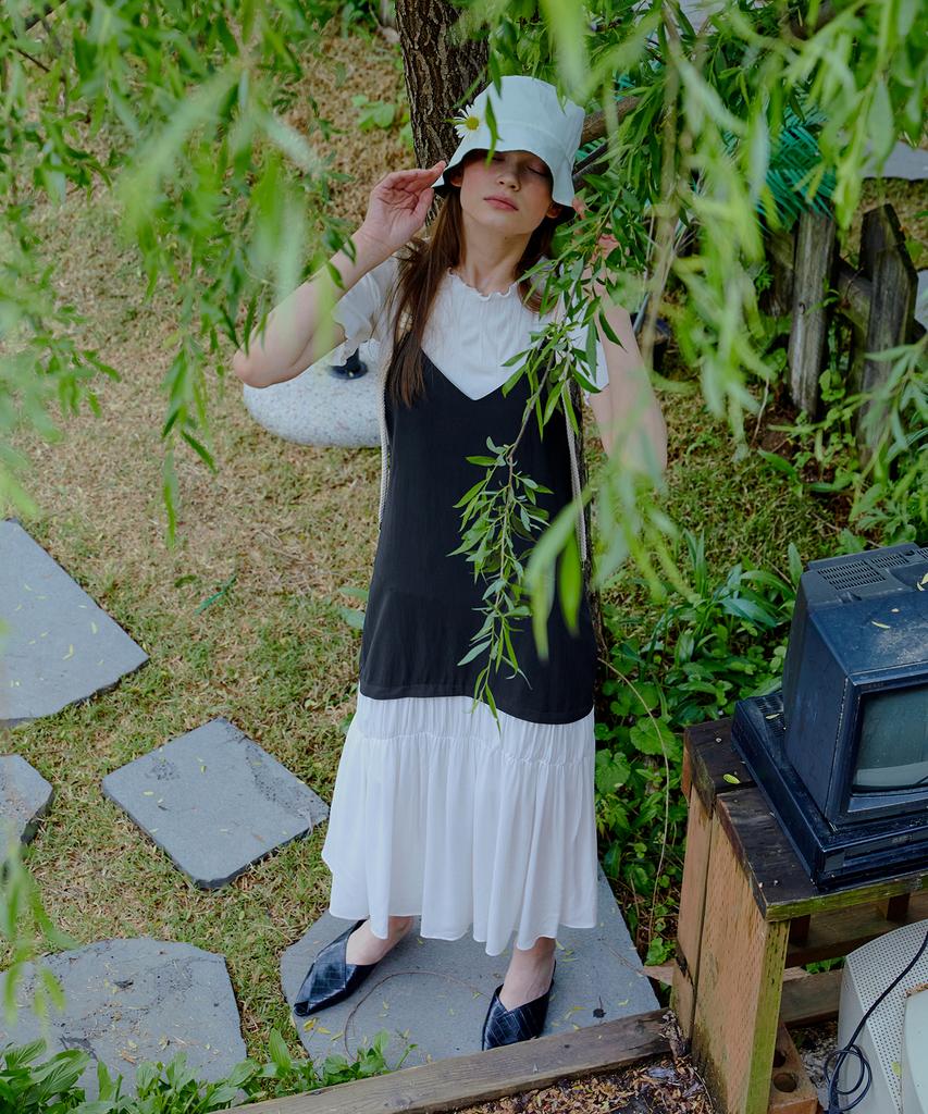 Etmont Rope Strap Dress Navy