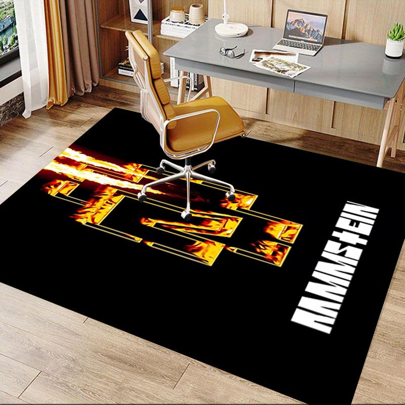 1pc Fire Metal Energy Carpet for Playroom Bedroom Living Room Sofa Home Decor,kids Game Area Rug Non-slip Floor Mat Y730163