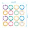 Glass Spice Jars Labels Stickers Junk Journal Planner Sticker Colorful Empty Cans Round Decorative Sticker Label Stationery Tags